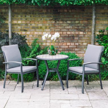 LG Outdoor Turin 2 Seater Bistro Garden Furniture Set