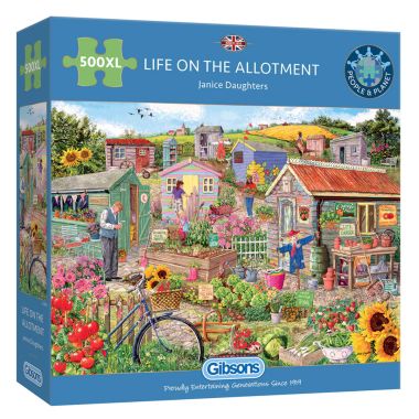 Gibsons Life on the Allotment Extra Large Jigsaw Puzzle - 500 XL Piece