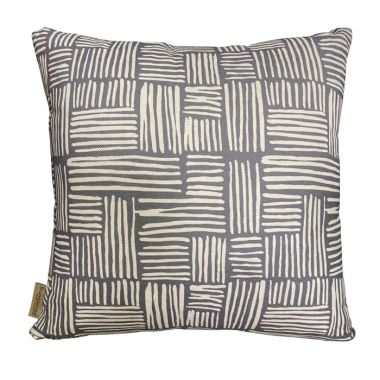 Bramblecrest Square Scatter Cushion, Pantone Range - Light Grey Wicker