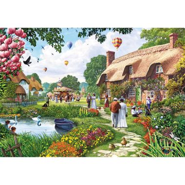 Gibsons Lakeside Cottage Jigsaw Puzzle - 500 Piece