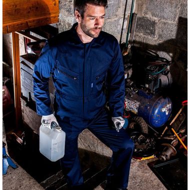 Portwest Liverpool Zip Coverall – Tall, Navy