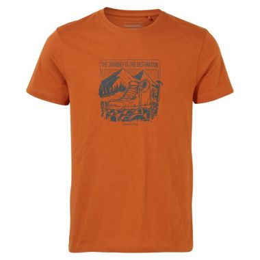 Craghoppers Men’s Lugo Short Sleeved T-shirt – Potters Clay