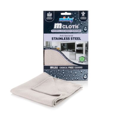 Minky M Cloth Anti-Bacterial Stainless Steel 