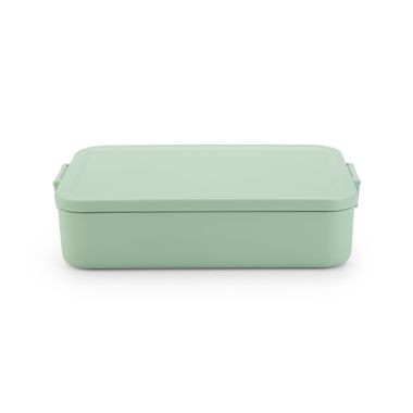 Brabantia Make & Take Bento Plastic Lunch Box, Large - Jade Green
