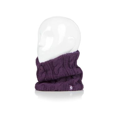 Heat Holder's Women's Marlow Thermal Neck Warmer - Purple 
