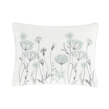Catherine Lansfield Meadowsweet Floral Cushion – Green