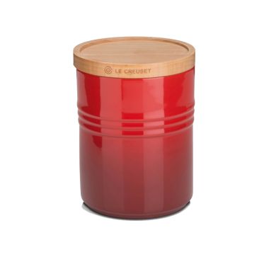 Le Creuset Stoneware Storage Jar, Medium - Cerise