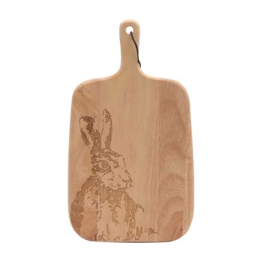 Meg Hawkins Rubber Wood Serving Board - Hare