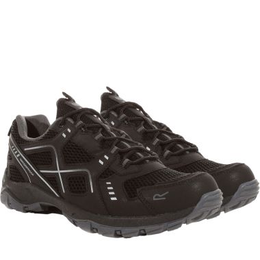 Regatta Men's Vendeavour Walking Shoes - Black/Granite