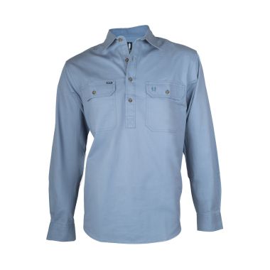 Hexby Men's Work Shirt - Light Blue