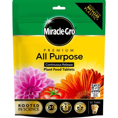 Miracle-Gro Premium All Purpose Continuous Release Plant Food Tablets - 35 Tablets