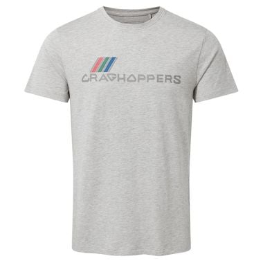 Craghoppers Men’s Mightie Short Sleeved T-Shirt – Grey Marl 