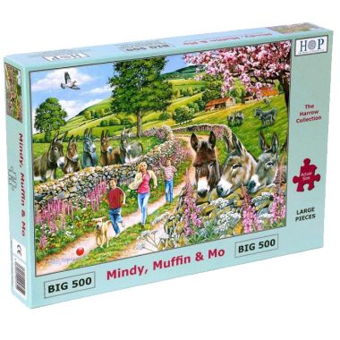 House Of Puzzles Big 500 The Harrow Collection MC544 Mindy, Muffin, & Mo Jigsaw Puzzle - 500 Piece