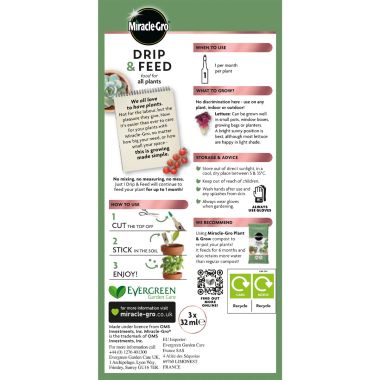 Miracle-Gro Drip & Feed, All Purpose - 3 Pack