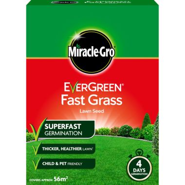 Miracle-Gro EverGreen Fast Grass Lawn Seed – 56m²