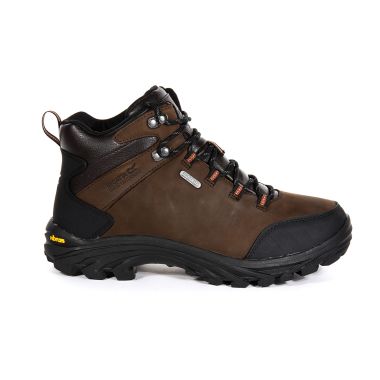 Regatta Men's Burrell Leather Walking Boots - Peat