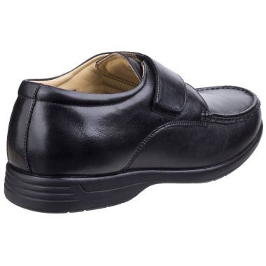 Fleet & Foster Men's Fred Moccasin Shoes - Black