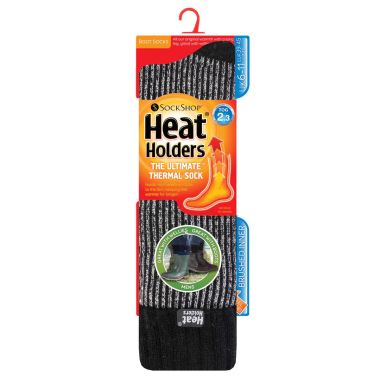 Heat Holders Men’s Buzzard Boot Socks – Black