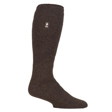 Heat Holders Men’s Galant Original Long Socks – Earth Brown