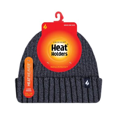 Heat Holders Men’s Lawson Ribbed Hat – Navy