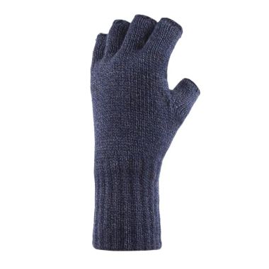 Heat Holders Men’s Skala Thermal Fingerless Gloves – Navy