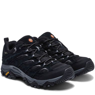 Merrell Men's Moab 3 GoreTex Low Walking Shoes - Black