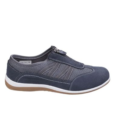 Fleet & Foster Women’s Mombassa Comfort Zip Shoe – Grey