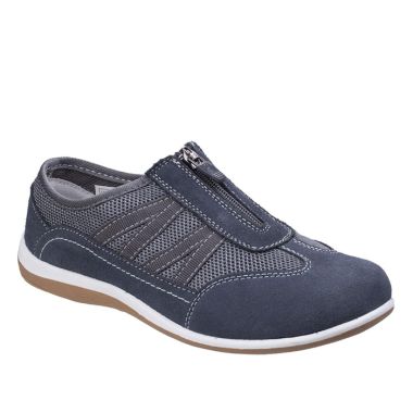 Fleet & Foster Women’s Mombassa Comfort Zip Shoe – Grey