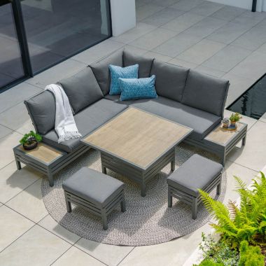 LG Outdoor Monza 6 Seater Garden Furniture Set
