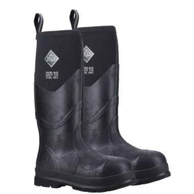 Muck Boots Chore Max S5 Safety Wellington Boots - Black