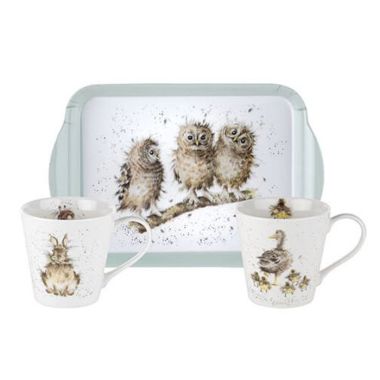 Royal Worcester Wrendale Designs Mug and Tray Set