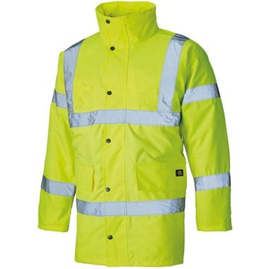 Dickies Hi-Vis Motorway Safety Jacket - Yellow