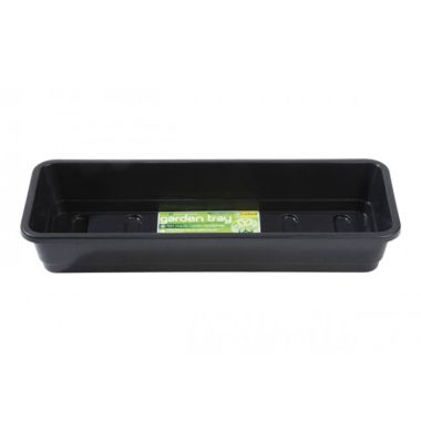Garland Narrow Garden Tray Without Holes - Black 
