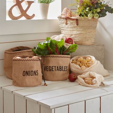 Natural Elements Jute Onion Preserving Bag