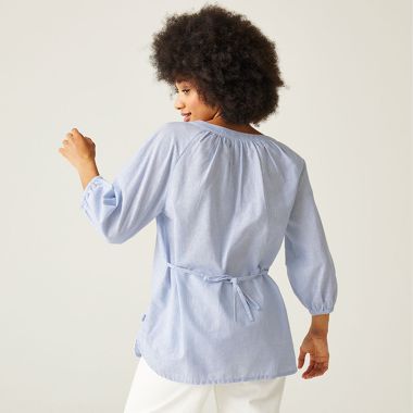 Regatta Women's Natuna Shirt  - Blue Tickling Stripe