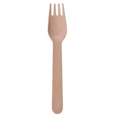 Natural Bamboo Eco Friendly Forks - Pack of 20