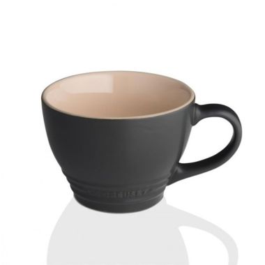 Le Creuset Stoneware Grand Mug, 400ml - Satin Black