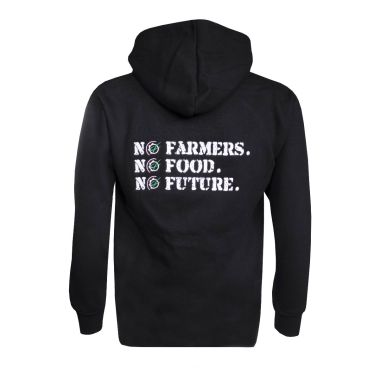 Grassmen 'No Farmers. No Food. No Future.' Hoodie - Black