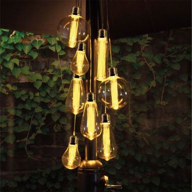 NOMA 7 Fit & Forget Parasol Cluster LED Bulbs - Amber