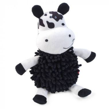  Zoon Noodly Cow Plush Dog Toy