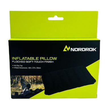 Nordrok Flocked Inflatable Pillow