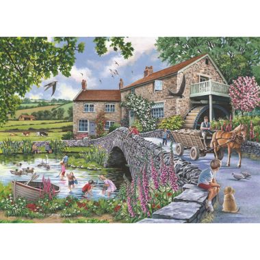House Of Puzzles The Redcastle Collection MC508 Old Mill Jigsaw Puzzle - 1000 Piece