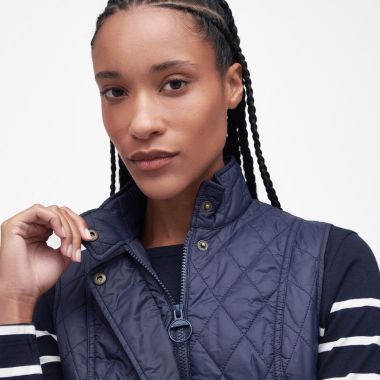 Barbour Women's Otterburn Quilted Gilet - Navy