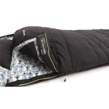 Outwell Camper Lux Double Sleeping Bag - Black