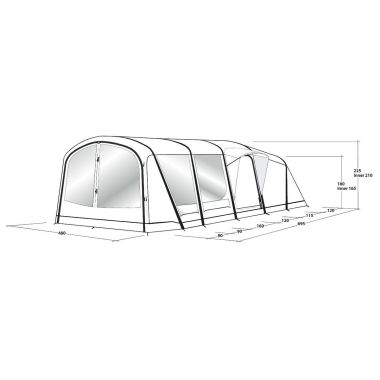 Outwell Sundale Tent - Green