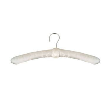 Ivory Satin Padded Hangers – Set of 3