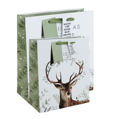 Painted Stag Gift Bag 