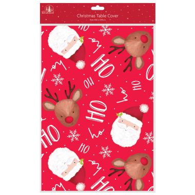 Christmas Paper Table Cloth Cover 