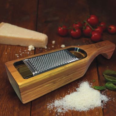 KitchenCraft Italian Collection Bamboo Parmesan Grater
