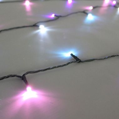 NOMA 120 Multi-Function String LED Lights, Pastel – 8.9m